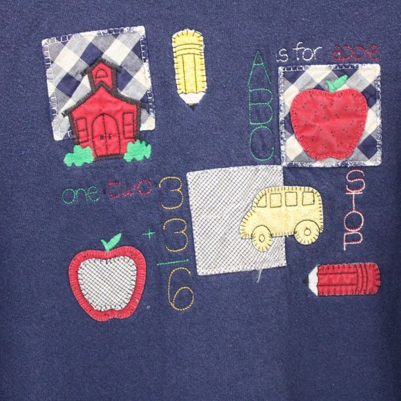 Vintage Gopher Sport Sweatshirt Womens Single Stitch School Teacher Size 3X - Picture 5 of 10